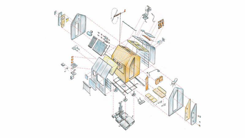 Illustration for article titled A Self-Sustaining Hut For The Modern Hermit